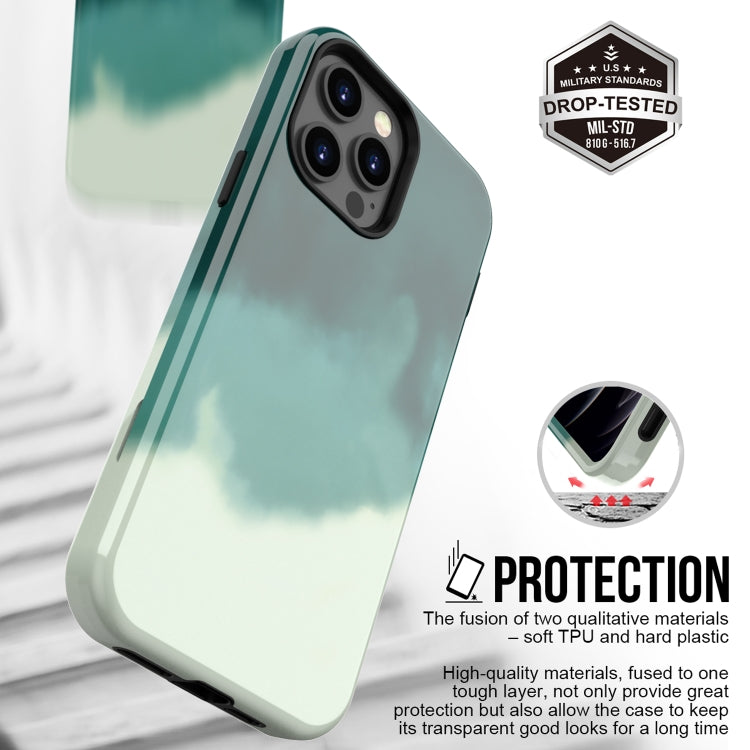 For iPhone 13 Pro Max Varnishing Water Stick TPU + Hard Plastic Phone Case