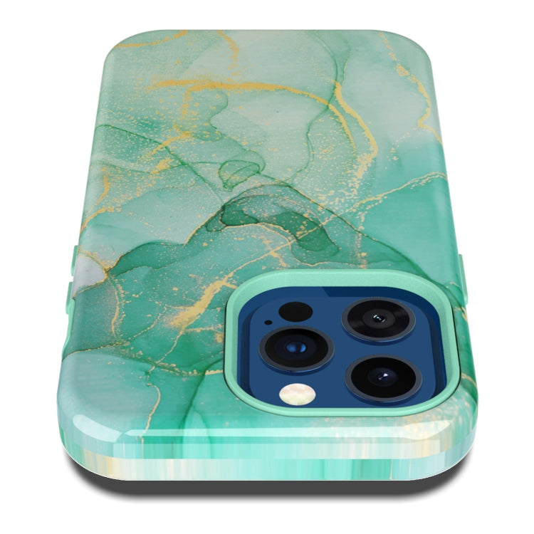 For iPhone 13 Pro Varnishing Water Stick TPU + Hard Plastic Phone Case