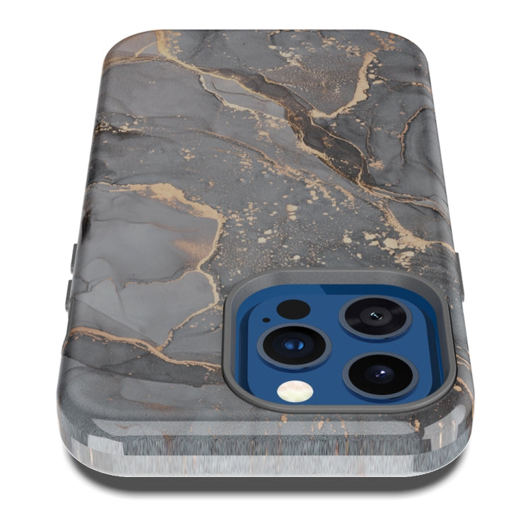 For iPhone 13 Pro Varnishing Water Stick TPU + Hard Plastic Phone Case