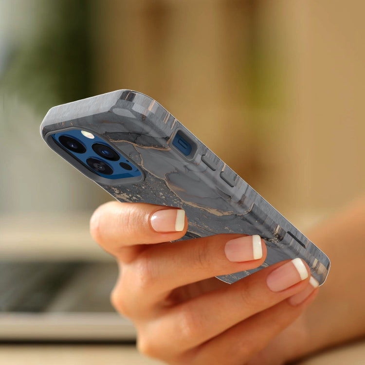 For iPhone 13 Pro Varnishing Water Stick TPU + Hard Plastic Phone Case