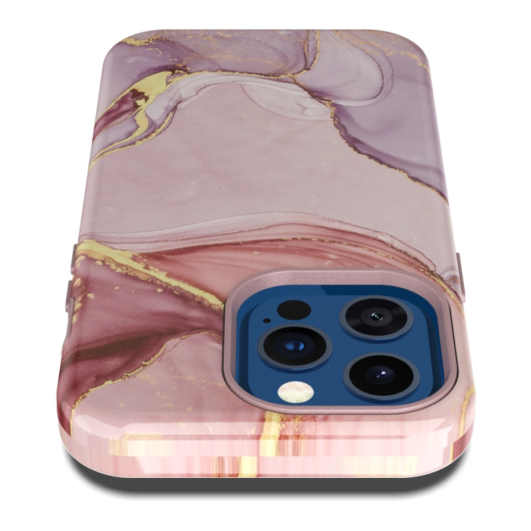 For iPhone 13 Pro Varnishing Water Stick TPU + Hard Plastic Phone Case
