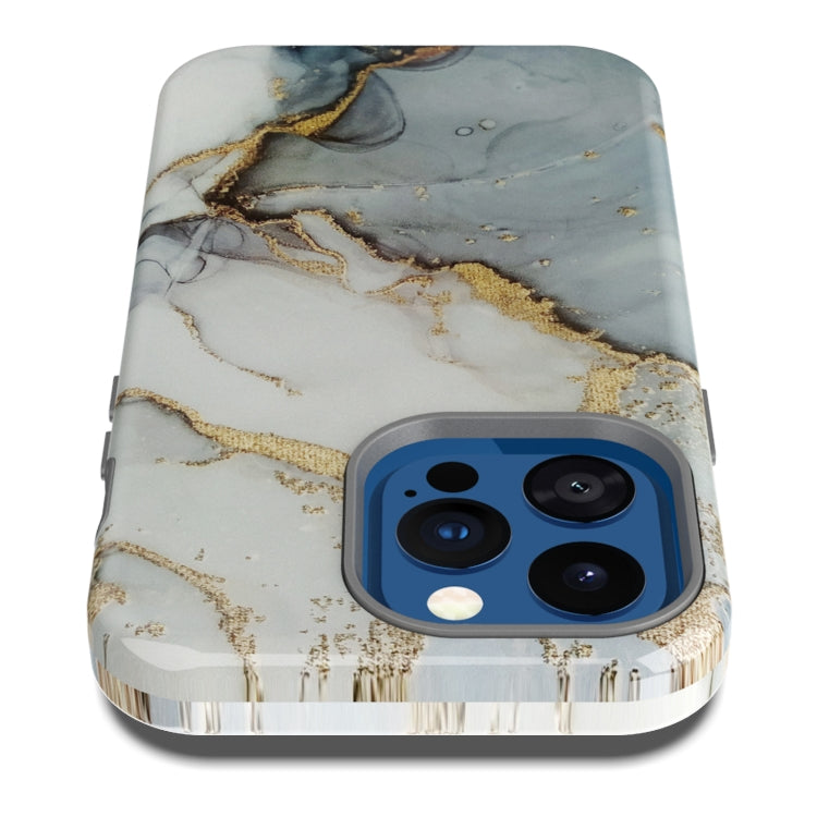 For iPhone 13 Pro Varnishing Water Stick TPU + Hard Plastic Phone Case