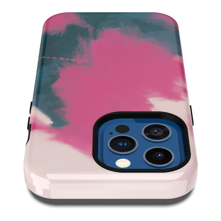 For iPhone 13 Pro Varnishing Water Stick TPU + Hard Plastic Phone Case