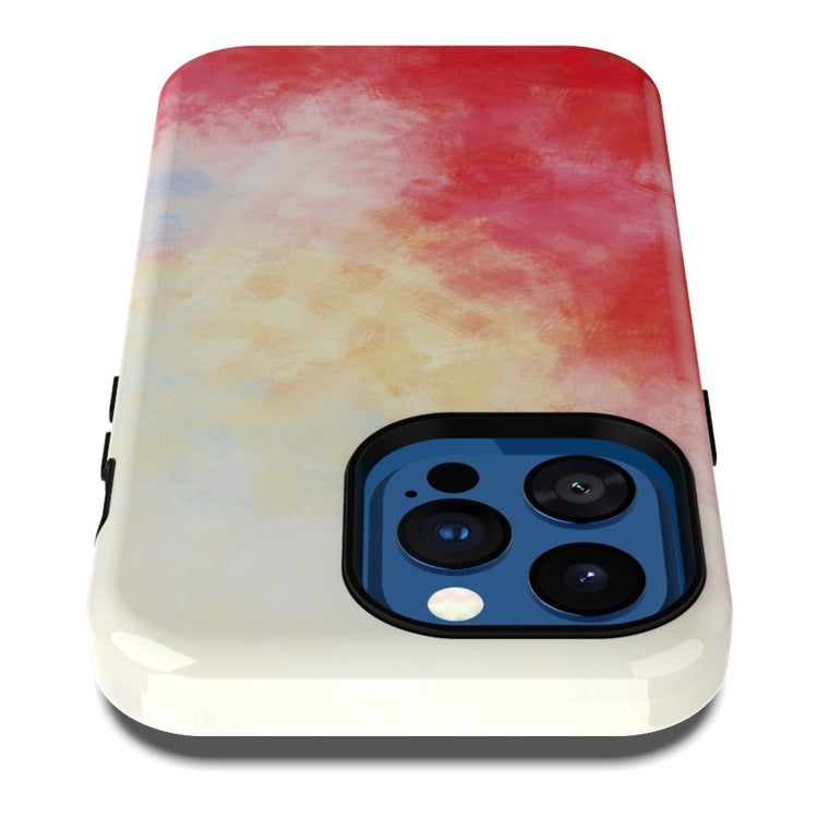 For iPhone 13 Pro Varnishing Water Stick TPU + Hard Plastic Phone Case