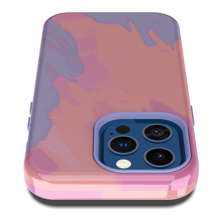 For iPhone 13 Pro Varnishing Water Stick TPU + Hard Plastic Phone Case