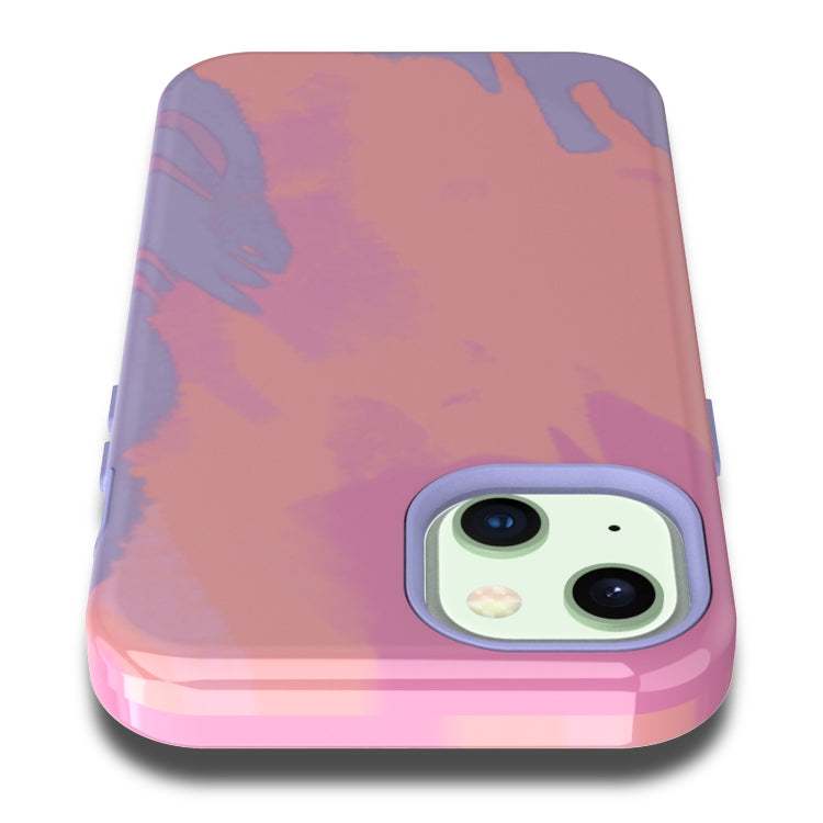 For iPhone 13 Varnishing Water Stick TPU + Hard Plastic Phone Case