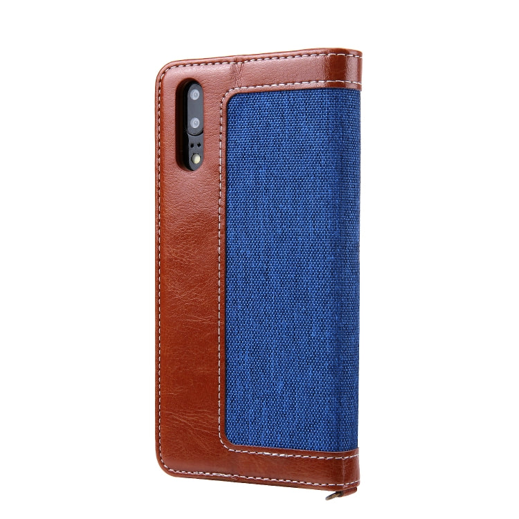 For Huawei P20 CMai2 Legend of Xingyue Series Denim Texture Horizontal Flip Leather Case with Holder & Card Slots & Photo Frame & Hand Strap