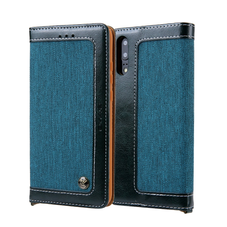 For Huawei P20 CMai2 Legend of Xingyue Series Denim Texture Horizontal Flip Leather Case with Holder & Card Slots & Photo Frame & Hand Strap