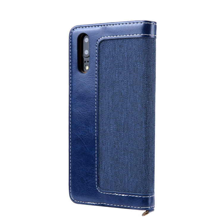 For Huawei P20 CMai2 Legend of Xingyue Series Denim Texture Horizontal Flip Leather Case with Holder & Card Slots & Photo Frame & Hand Strap