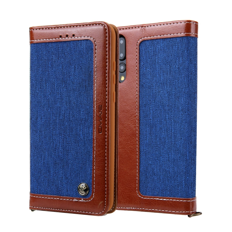 For Huawei P20 Pro CMai2 Legend of Xingyue Series Denim Texture Horizontal Flip Leather Case with Holder & Card Slots & Photo Frame & Hand Strap