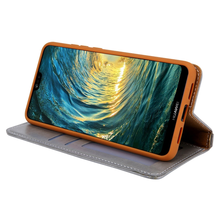 For Huawei P20 Lite CMai2 Legend of Xingyue Series Denim Texture Horizontal Flip Leather Case with Holder & Card Slots & Photo Frame & Hand Strap