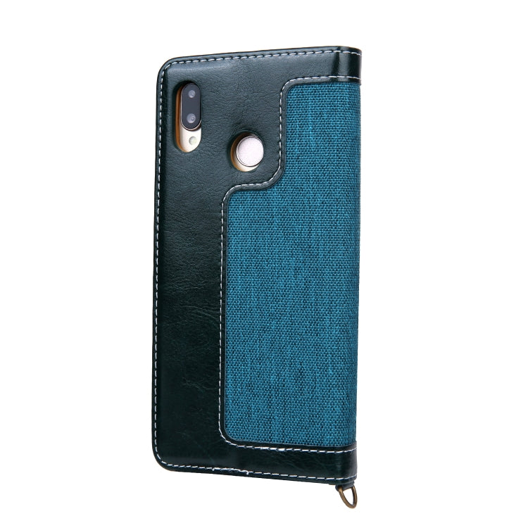 For Huawei P20 Lite CMai2 Legend of Xingyue Series Denim Texture Horizontal Flip Leather Case with Holder & Card Slots & Photo Frame & Hand Strap
