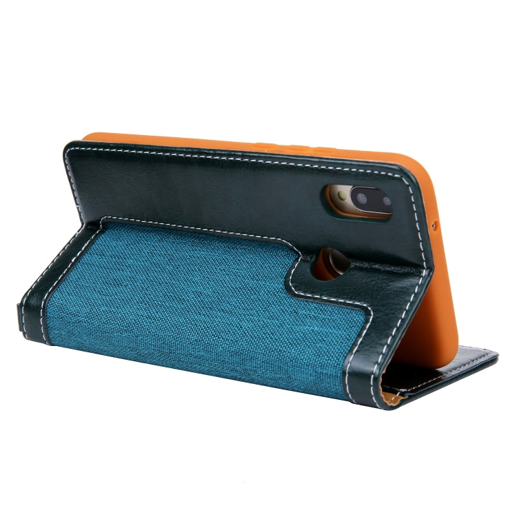 For Huawei P20 Lite CMai2 Legend of Xingyue Series Denim Texture Horizontal Flip Leather Case with Holder & Card Slots & Photo Frame & Hand Strap