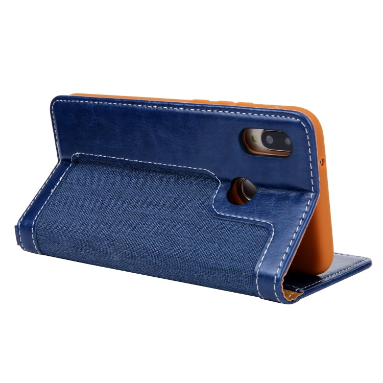 For Huawei P20 Lite CMai2 Legend of Xingyue Series Denim Texture Horizontal Flip Leather Case with Holder & Card Slots & Photo Frame & Hand Strap