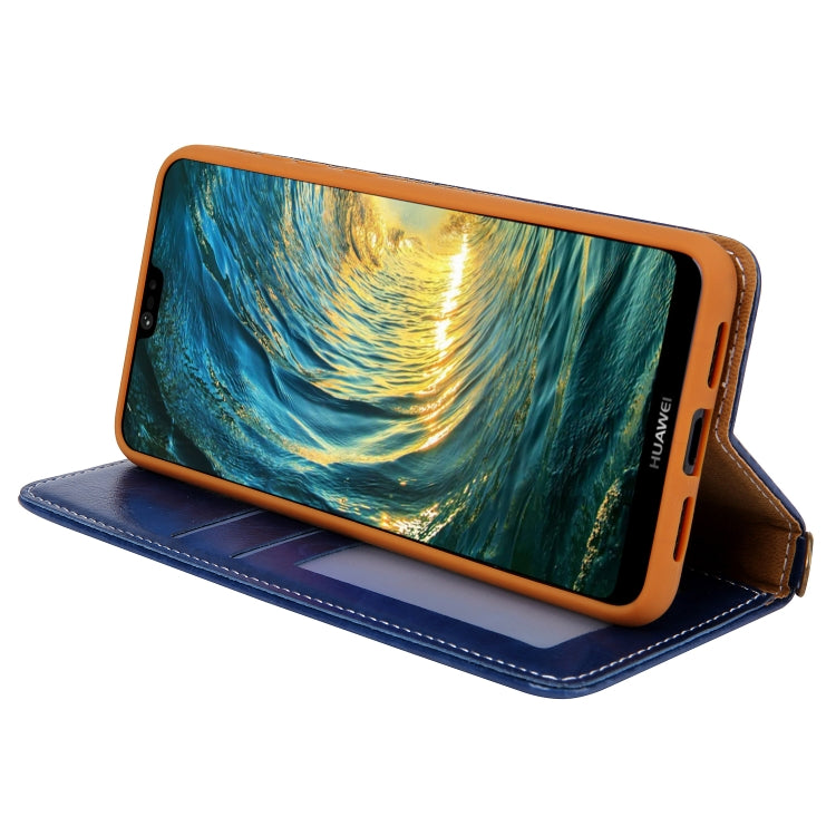 For Huawei P20 Lite CMai2 Legend of Xingyue Series Denim Texture Horizontal Flip Leather Case with Holder & Card Slots & Photo Frame & Hand Strap
