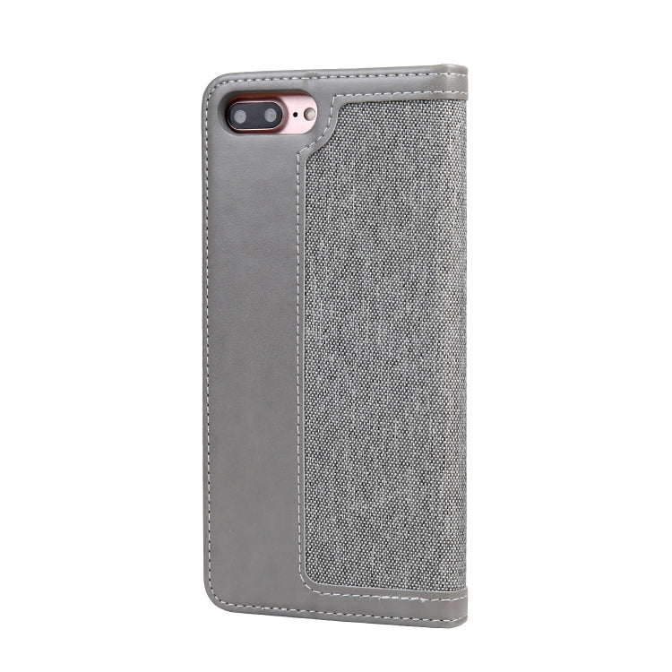 For iPhone 8 Plus / 7 Plus CMai2 Legend of Xingyue Series Denim Texture Horizontal Flip Leather Case with Holder & Card Slots & Photo Frame & Hand Strap