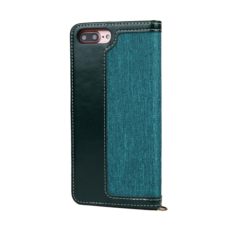 For iPhone 8 Plus / 7 Plus CMai2 Legend of Xingyue Series Denim Texture Horizontal Flip Leather Case with Holder & Card Slots & Photo Frame & Hand Strap