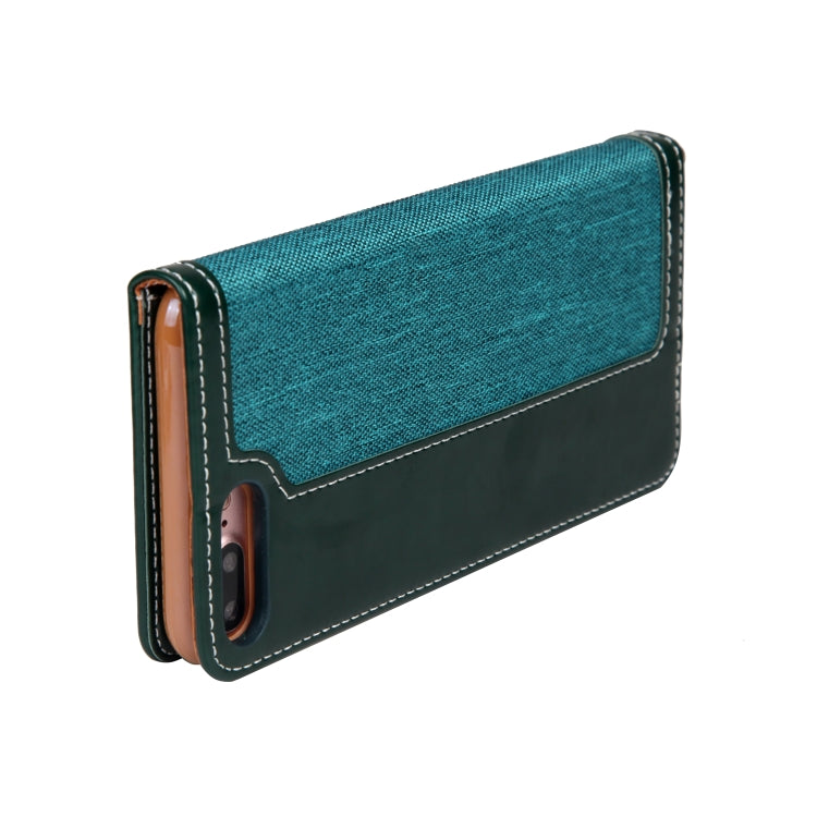 For iPhone 8 Plus / 7 Plus CMai2 Legend of Xingyue Series Denim Texture Horizontal Flip Leather Case with Holder & Card Slots & Photo Frame & Hand Strap