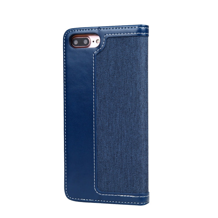 For iPhone 8 Plus / 7 Plus CMai2 Legend of Xingyue Series Denim Texture Horizontal Flip Leather Case with Holder & Card Slots & Photo Frame & Hand Strap