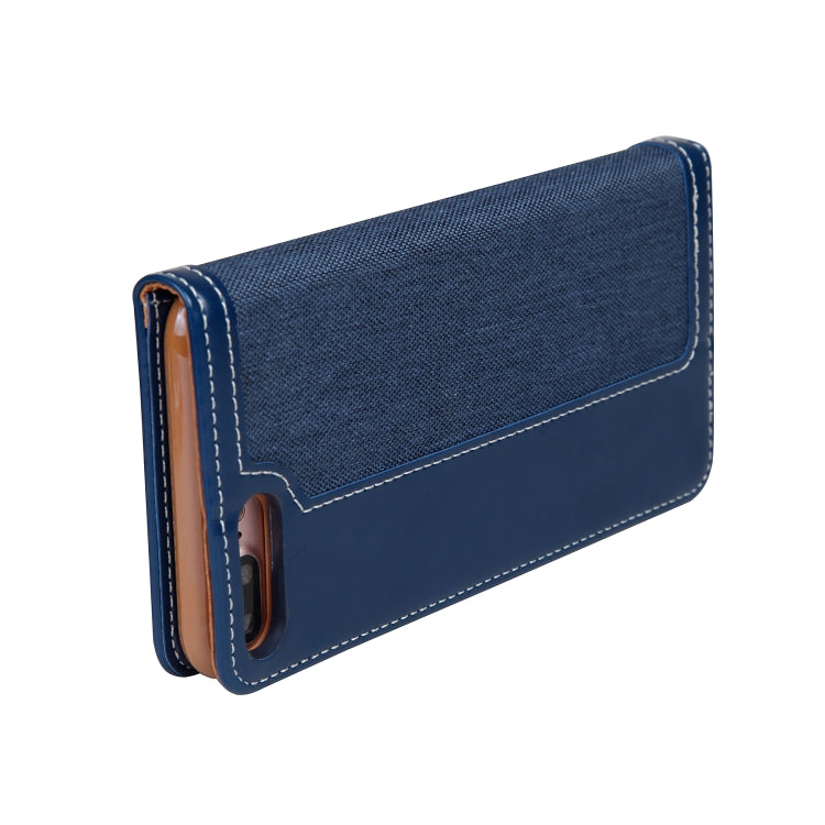 For iPhone 8 Plus / 7 Plus CMai2 Legend of Xingyue Series Denim Texture Horizontal Flip Leather Case with Holder & Card Slots & Photo Frame & Hand Strap