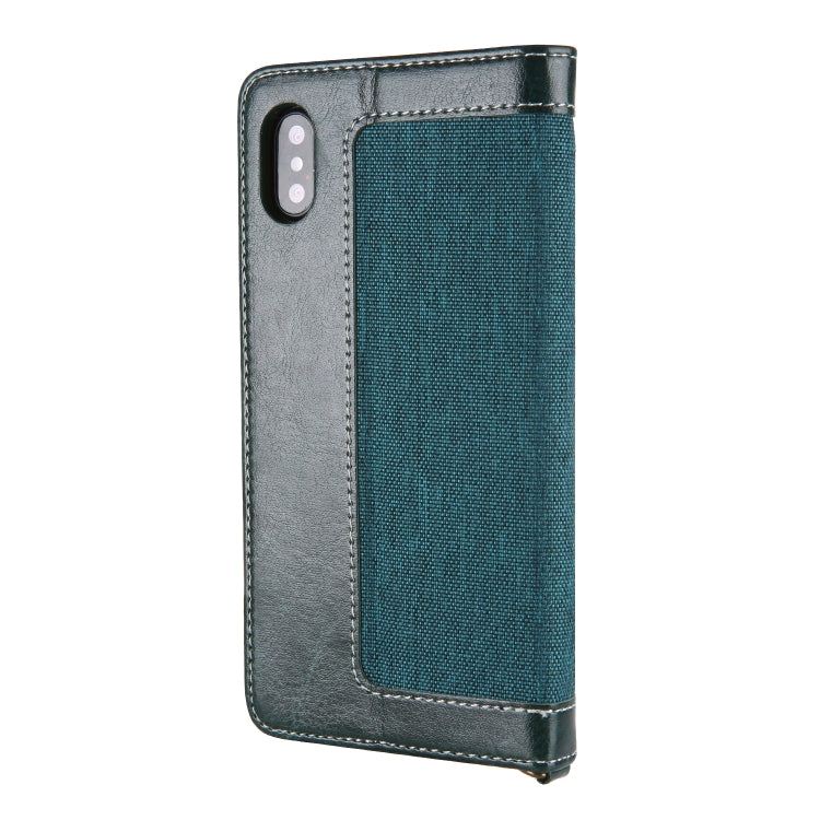 For iPhone X / XS CMai2 Legend of Xingyue Series Denim Texture Horizontal Flip Leather Case with Holder & Card Slots & Photo Frame & Hand Strap