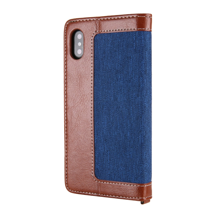 For iPhone XS Max CMai2 Legend of Xingyue Series Denim Texture Horizontal Flip Leather Case with Holder & Card Slots & Photo Frame & Hand Strap
