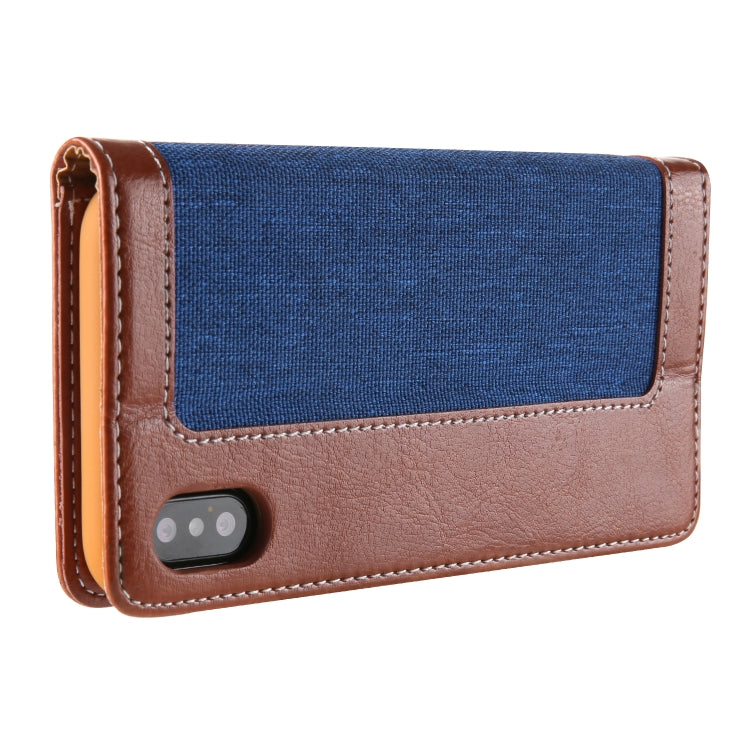 For iPhone XS Max CMai2 Legend of Xingyue Series Denim Texture Horizontal Flip Leather Case with Holder & Card Slots & Photo Frame & Hand Strap