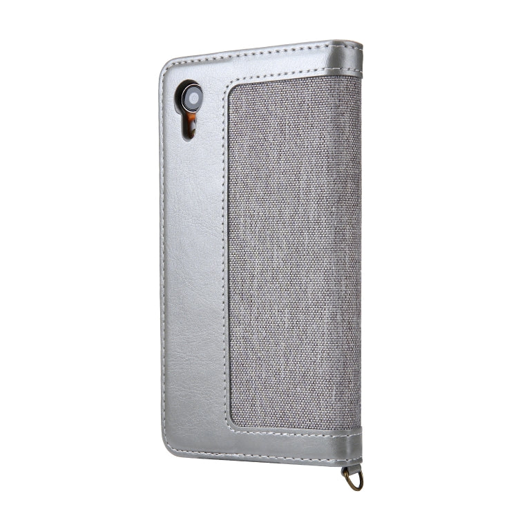 For iPhone XR CMai2 Legend of Xingyue Series Denim Texture Horizontal Flip Leather Case with Holder & Card Slots & Photo Frame & Hand Strap