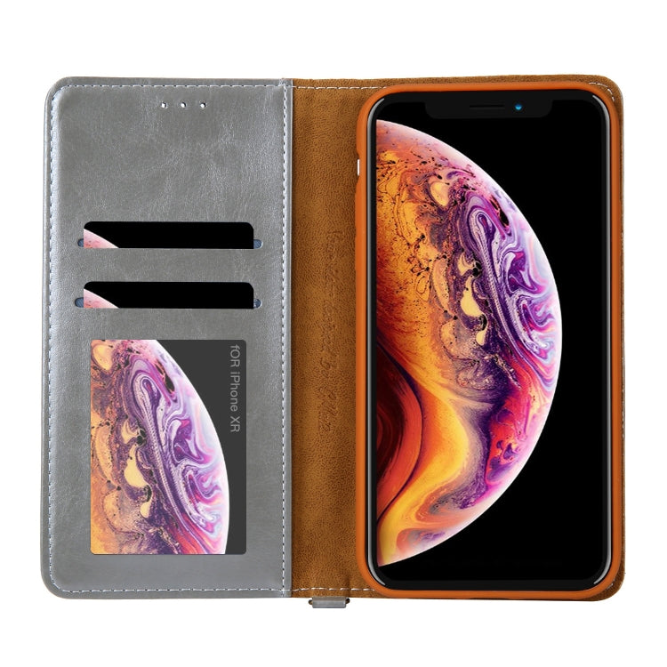For iPhone XR CMai2 Legend of Xingyue Series Denim Texture Horizontal Flip Leather Case with Holder & Card Slots & Photo Frame & Hand Strap