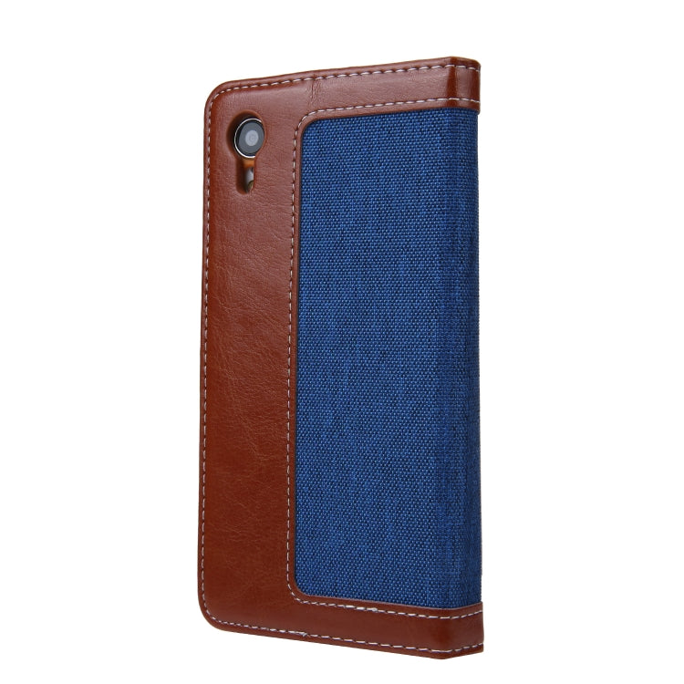 For iPhone XR CMai2 Legend of Xingyue Series Denim Texture Horizontal Flip Leather Case with Holder & Card Slots & Photo Frame & Hand Strap
