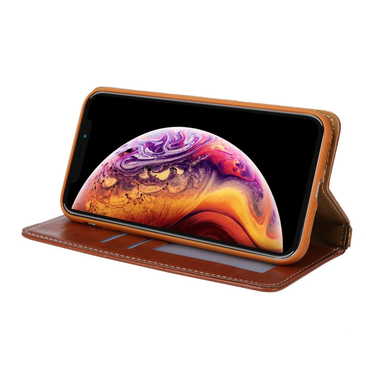 For iPhone XR CMai2 Legend of Xingyue Series Denim Texture Horizontal Flip Leather Case with Holder & Card Slots & Photo Frame & Hand Strap