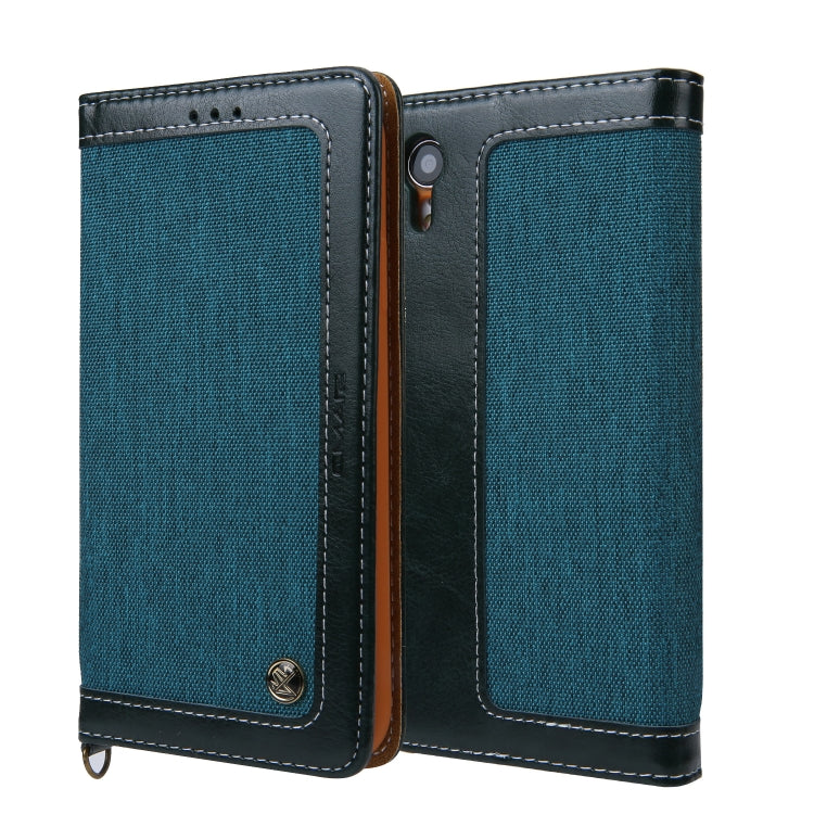 For iPhone XR CMai2 Legend of Xingyue Series Denim Texture Horizontal Flip Leather Case with Holder & Card Slots & Photo Frame & Hand Strap