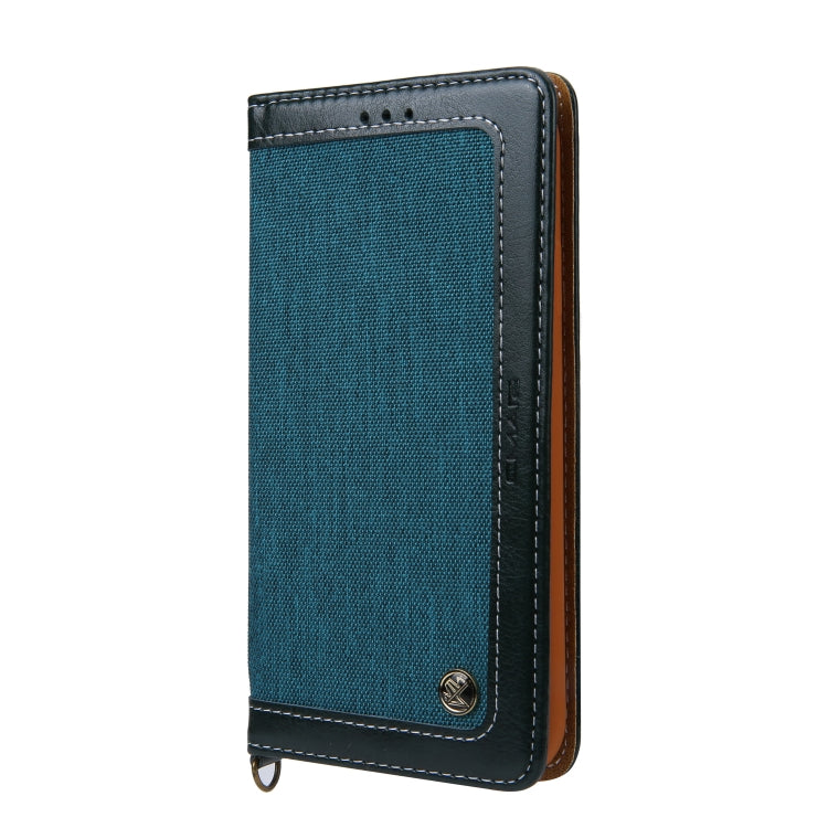 For iPhone XR CMai2 Legend of Xingyue Series Denim Texture Horizontal Flip Leather Case with Holder & Card Slots & Photo Frame & Hand Strap