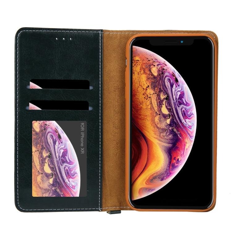 For iPhone XR CMai2 Legend of Xingyue Series Denim Texture Horizontal Flip Leather Case with Holder & Card Slots & Photo Frame & Hand Strap