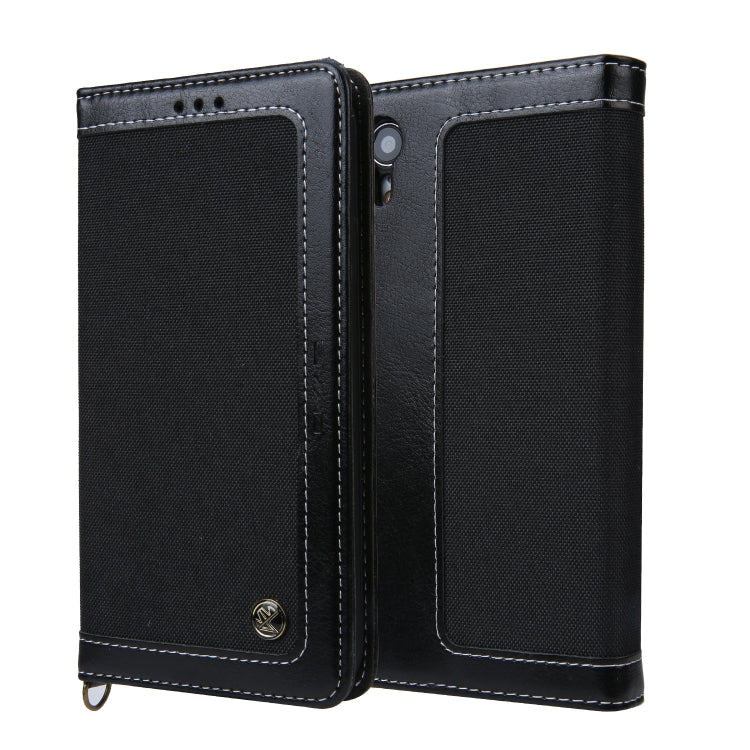 For iPhone XR CMai2 Legend of Xingyue Series Denim Texture Horizontal Flip Leather Case with Holder & Card Slots & Photo Frame & Hand Strap