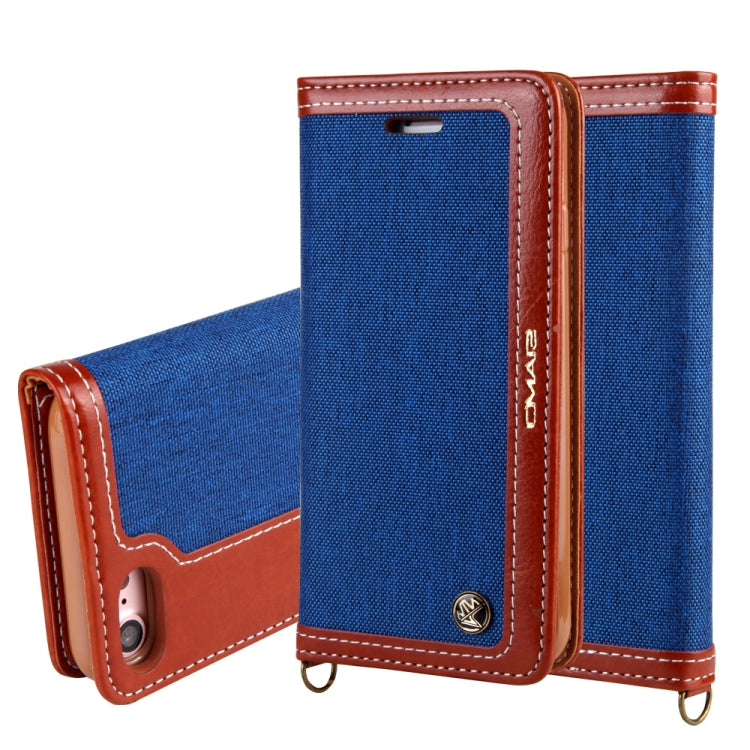 For iPhone SE 2022 / SE 2020 / 8 / 7 CMai2 Legend of Xingyue Series Denim Texture Horizontal Flip Leather Case with Holder & Card Slots & Photo Frame & Hand Strap