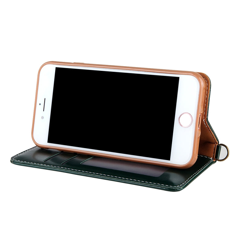 For iPhone SE 2022 / SE 2020 / 8 / 7 CMai2 Legend of Xingyue Series Denim Texture Horizontal Flip Leather Case with Holder & Card Slots & Photo Frame & Hand Strap