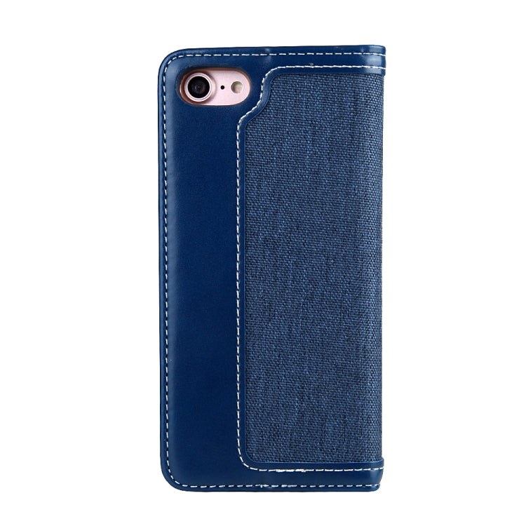 For iPhone SE 2022 / SE 2020 / 8 / 7 CMai2 Legend of Xingyue Series Denim Texture Horizontal Flip Leather Case with Holder & Card Slots & Photo Frame & Hand Strap