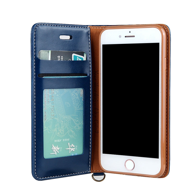 For iPhone SE 2022 / SE 2020 / 8 / 7 CMai2 Legend of Xingyue Series Denim Texture Horizontal Flip Leather Case with Holder & Card Slots & Photo Frame & Hand Strap