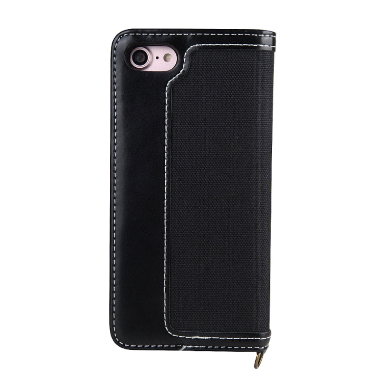 For iPhone SE 2022 / SE 2020 / 8 / 7 CMai2 Legend of Xingyue Series Denim Texture Horizontal Flip Leather Case with Holder & Card Slots & Photo Frame & Hand Strap
