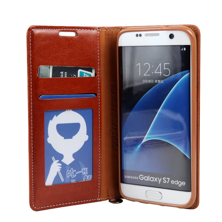 For Galaxy S7 CMai2 Legend of Xingyue Series Denim Texture Horizontal Flip Leather Case with Holder & Card Slots & Photo Frame & Hand Strap