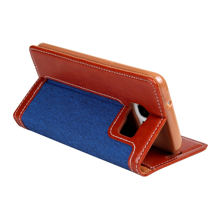For Galaxy S7 CMai2 Legend of Xingyue Series Denim Texture Horizontal Flip Leather Case with Holder & Card Slots & Photo Frame & Hand Strap