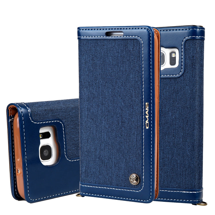 For Galaxy S7 CMai2 Legend of Xingyue Series Denim Texture Horizontal Flip Leather Case with Holder & Card Slots & Photo Frame & Hand Strap
