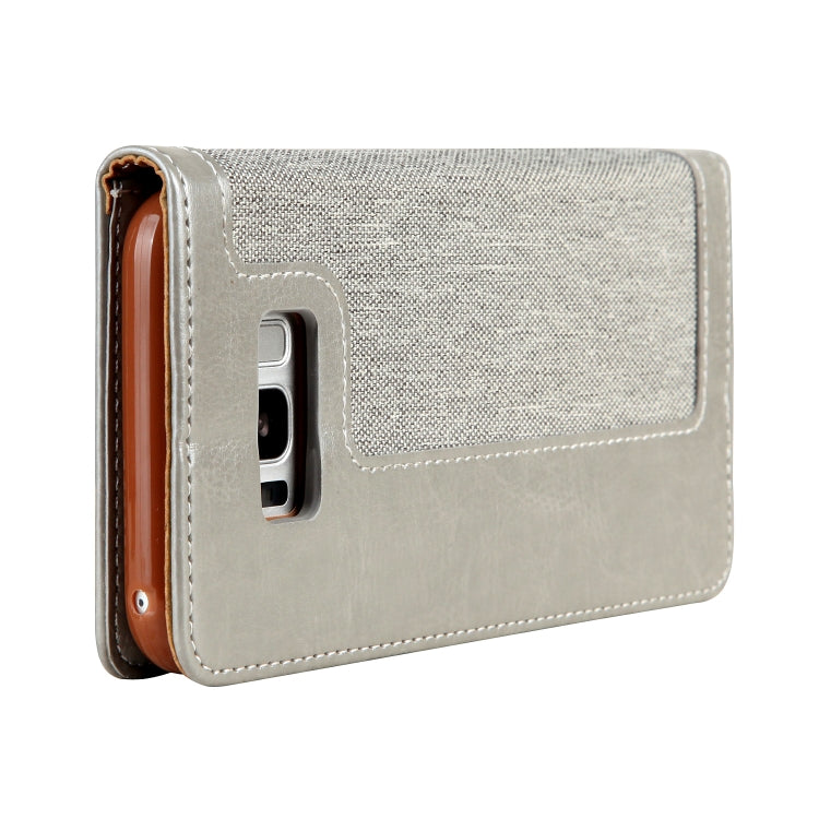 For Galaxy S8 CMai2 Legend of Xingyue Series Denim Texture Horizontal Flip Leather Case with Holder & Card Slots & Photo Frame & Hand Strap