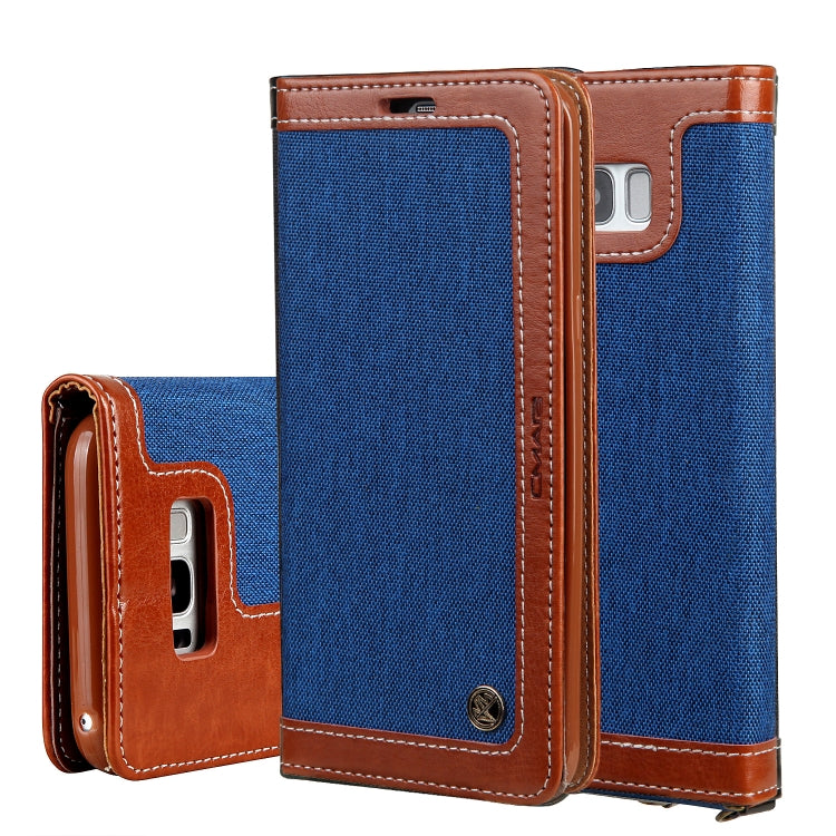 For Galaxy S8 CMai2 Legend of Xingyue Series Denim Texture Horizontal Flip Leather Case with Holder & Card Slots & Photo Frame & Hand Strap