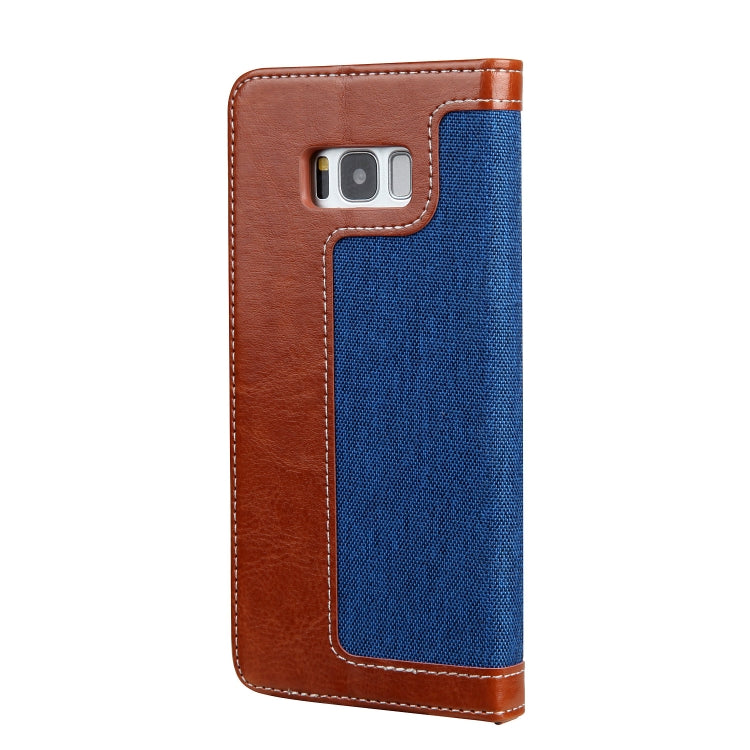 For Galaxy S8 CMai2 Legend of Xingyue Series Denim Texture Horizontal Flip Leather Case with Holder & Card Slots & Photo Frame & Hand Strap