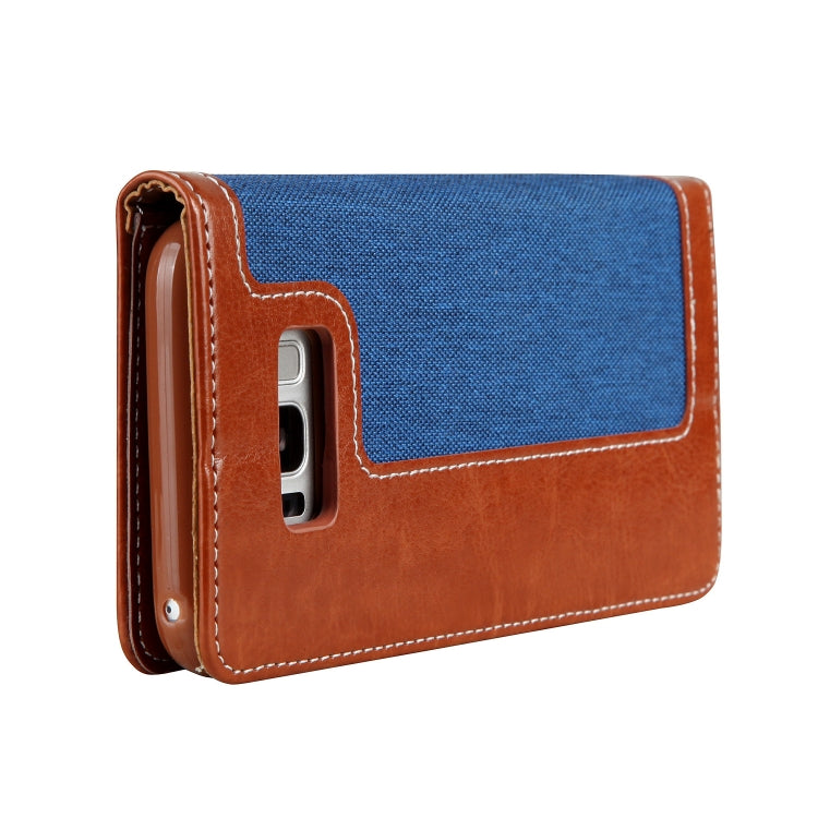 For Galaxy S8 CMai2 Legend of Xingyue Series Denim Texture Horizontal Flip Leather Case with Holder & Card Slots & Photo Frame & Hand Strap