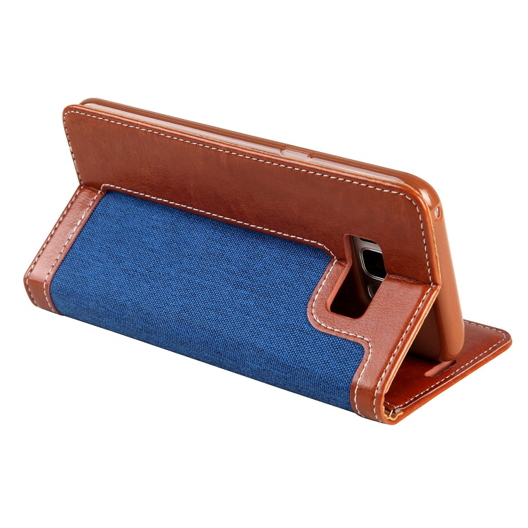 For Galaxy S8 CMai2 Legend of Xingyue Series Denim Texture Horizontal Flip Leather Case with Holder & Card Slots & Photo Frame & Hand Strap