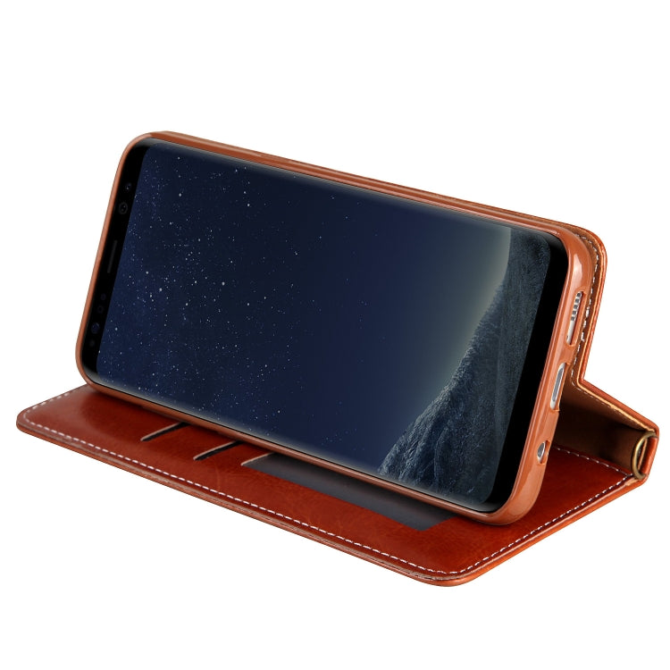For Galaxy S8 CMai2 Legend of Xingyue Series Denim Texture Horizontal Flip Leather Case with Holder & Card Slots & Photo Frame & Hand Strap
