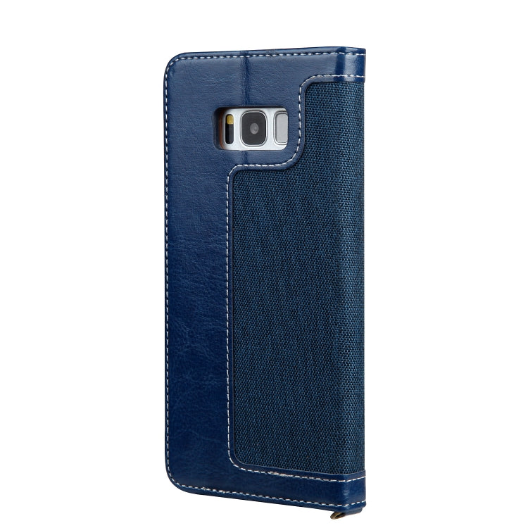 For Galaxy S8 CMai2 Legend of Xingyue Series Denim Texture Horizontal Flip Leather Case with Holder & Card Slots & Photo Frame & Hand Strap